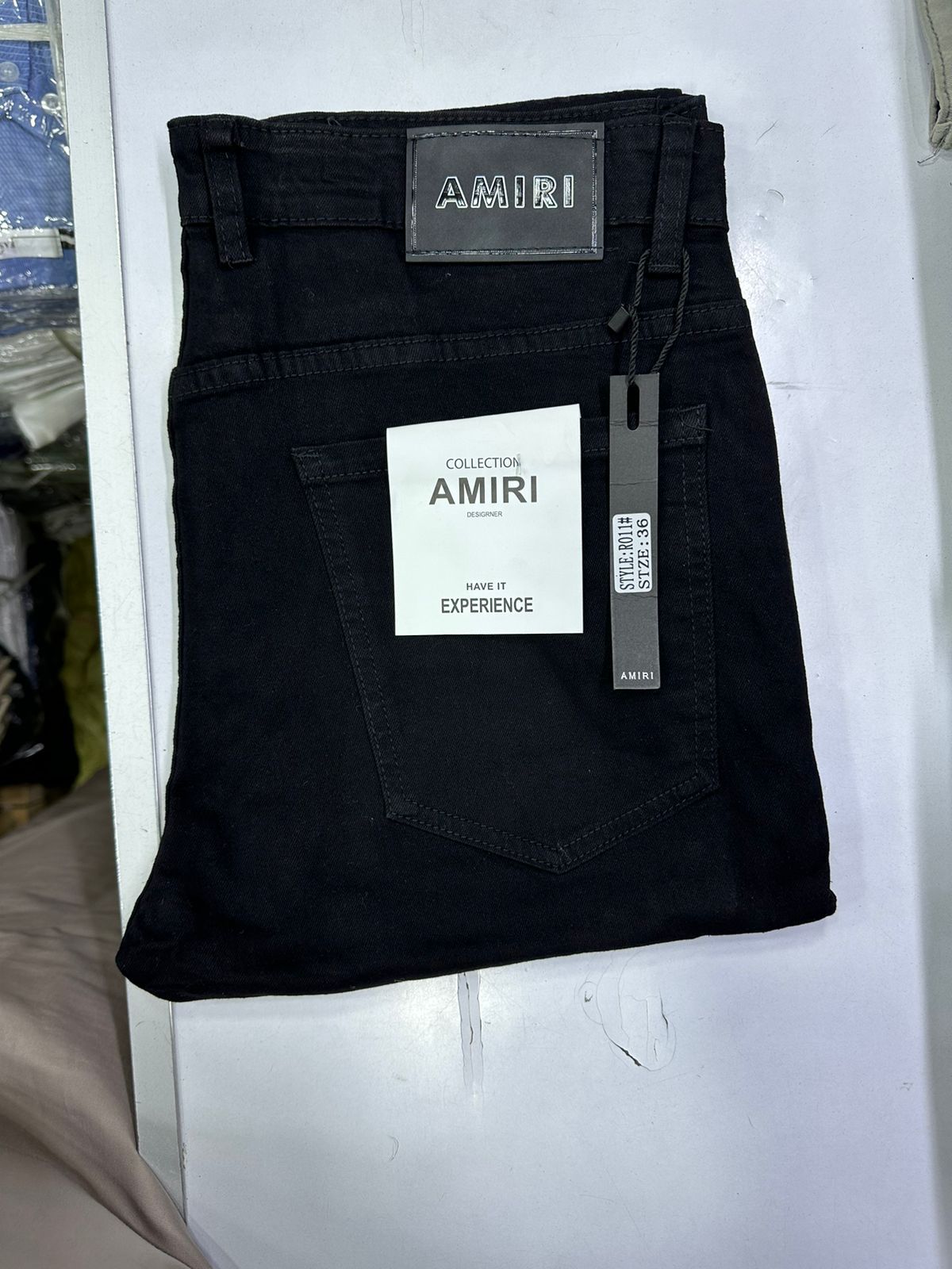 Black amiri Jeans 